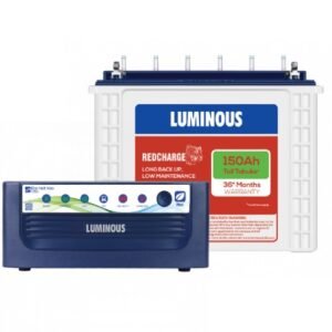 Luminous Eco Volt Neo 1050 and RC18000 Tall Tubular Battery