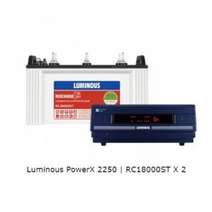 Luminous PowerX 2250 and Luminous Red Charge RC18000ST 150Ah Battery