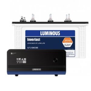 Luminous Zelio 1100 and Luminous Inver Last ILTJ24036 – 180 AH Short Tubular Battery