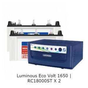 Luminous Eco Volt 1650 and Luminous Red Charge 18000st Battery